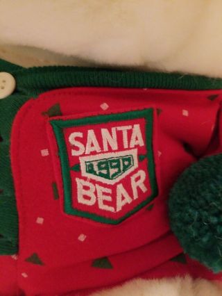1990 Dayton Hudson Santa Bear Dream Bear Stuffed Plush w/Dream Adventure Book 2
