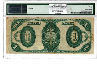 1891 $1 Treasury Note Fr 351 PMG 30 Tillman/Morgan 19 - C052 2