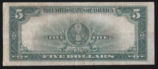 US 1923 $5 