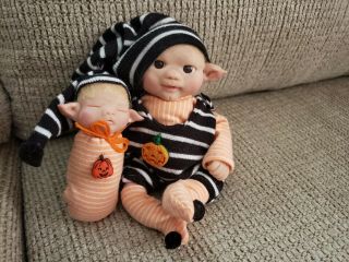 00ak Polymer Clay Hand Sculpted Halloween Baby