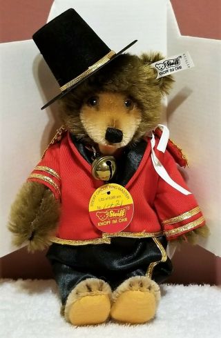 Steiff Teddy Baby Ringmaster,  Golden Age Of The Circus,  0175/19,  Le,  Mib