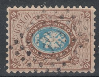 Russia Latvia,  " 395 " Lenzenhof (lenci) Dotted Numeral Postmark On Classic Stamp