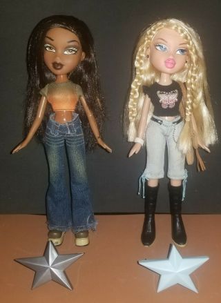 Bratz Dolls.  Cloe And Sasha.