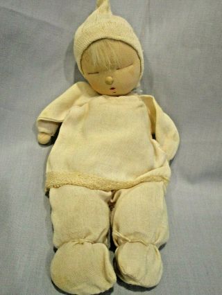 Sleepy Baby Doll 1957 Shackman Japan 7 " Toy Cloth Doll