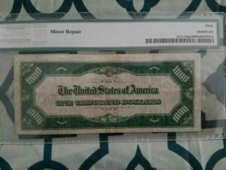 1934 $1000 ONE THOUSAND DOLLAR BILL CHICAGO PMG VF30 TRUE 2