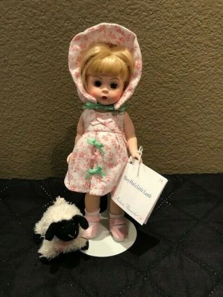 Madame Alexander Doll 8 " Mary Had A Little Lamb Nursery Rhyme Coll 48090 Euc