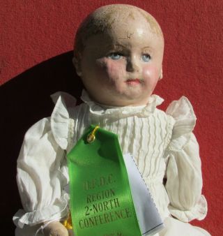 1913 Martha Chase Stockinette doll pre 1920 ' s 18 inch UFDC 4th place winner 2