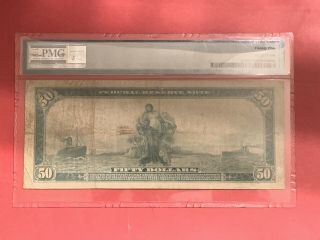 $50 1914 Federal Reserve Note Kansas City Fr 1060 PMG Very Fine 25 2