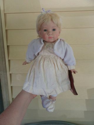 Gotz Baby Evchen Doll Puppenmanufaktur 18” Germany By Artist Elisabeth Lindner.