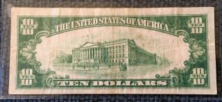 1929 $10 MONROE WI First National Bank of Monroe Wisconsin Charter 230 3