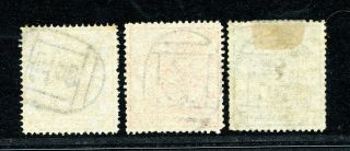 1878 Large Dragon thin paper complete set w/ICHANG seal Chan 1 - 3 RARE 2