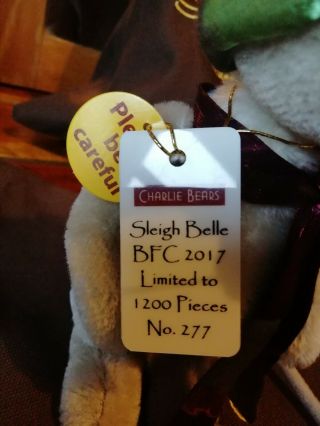 Sleigh Belle BFC 2017 ltd edition 277 of 1200 worldwide,  adorable mouse 3
