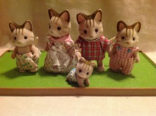 Calico Critters/sylvanian Families Sandy Cats With Baby