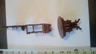dollhouse miniatures Hall stand and table BonnieSanford 2