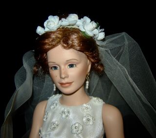 Ashton - Drake Doll GARDENIA Language Of Wedding Flowers w/ Box & Bill Hanson 3