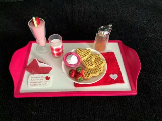 American Girl Doll Breakfast In Bed Set Accessories