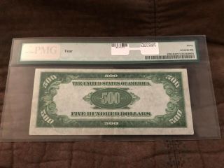 $500 1934A Federal Reserve Note PMG 40 2