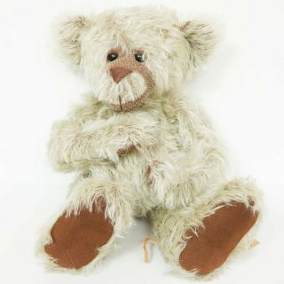 Bruinseck Handmade Teddy Bear Schulte Mohair Jointed 16 " Walter Glass Eye Unique