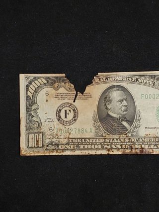 1934 FRN $1000 ATLANTA ONE THOUSAND DOLLAR BILL FR 2211 - F 2