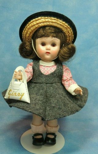 Vogue 1956 Hp - Ml - Slw 8 " Ginny Doll Tagged Play Time Outfit,  Perfect Brown Flip