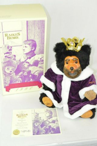 Raikes Bears - The Royal Court - King William W/ & Box Nwt