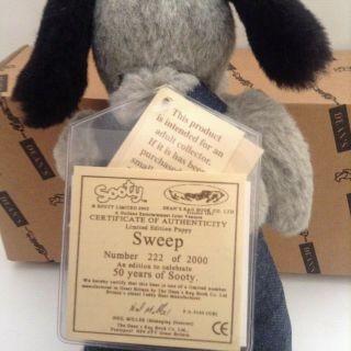 DEANS SWEEP PUPPY LIMITED EDITION 50 YEARS ANNIVERSARY OF SOOTY 2