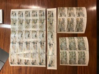 Mnh Roc Taiwan China Stamps Sc1557 - 62 Painting Sets X 6 Og