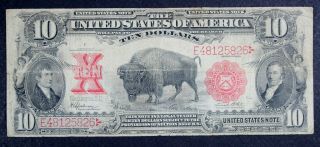 1901 $10 Legal Tender Bison Note