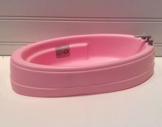 2002 Mattel Barbie Doll House Furniture Pink Living In Style Bath Tub