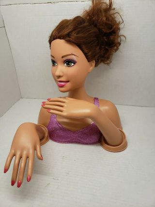Barbie Style Deluxe Styling Head Brunette 3