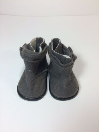 American Girl GRACE Boots Shoes from Meet Outfit Gray Booties Girl of the Year 2