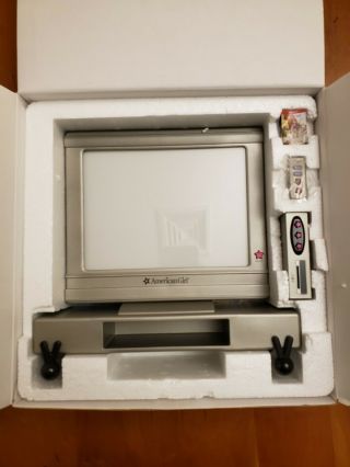 American Girl Tv With Dvd Player And Slides