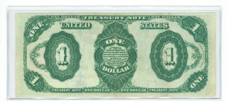 1891 $1 Stanton Treasury/Coin Note STAR Fr 352 Incredible AU,  /CU 2