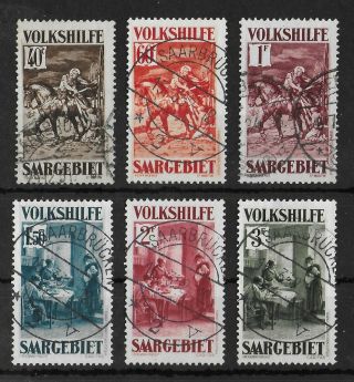 Saargebiet Germany 1931 Set Of 6 Michel 151 - 156 Cv €420