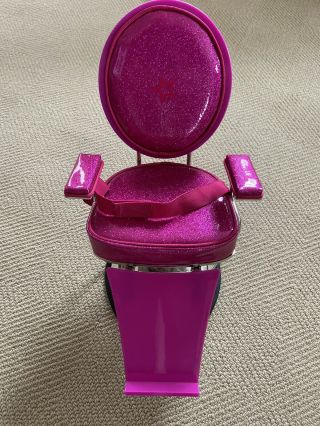 American Girl Doll Styling Chair Pink