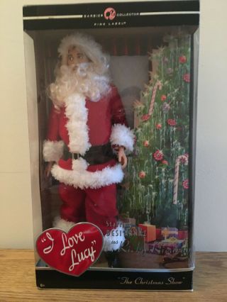 Barbie Collectables " The Christmas Show " I Love Lucy Ricky Ricardo As Santa