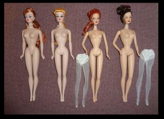 Barbie Porcelain Dolls Plantation Belle Wedding Faberge Imp Splendor & Imp Grace