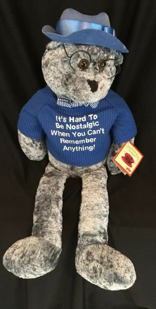 Chantilly Lane Bear Musical Sings When I’m 64 With Tags Christmas