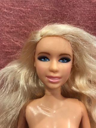 Barbie Doll Blue Eyes Long Blonde Hair Taylor Swift Mattel 11 " Nude Jakks