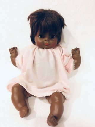 1964 Vogue Dolls Baby Dear Black African - American 18 " Doll Vinyl Cloth W/ Crier
