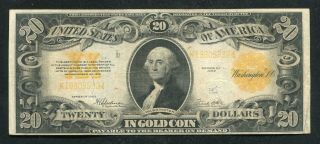 Fr.  1187 1922 $20 Twenty Dollars Gold Certificate Currency Note Very Fine,  (b)