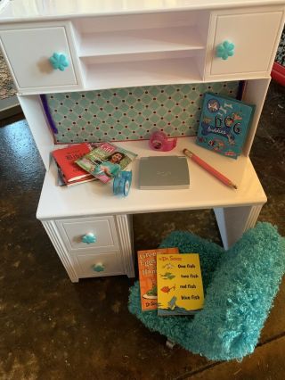 My Life Desk And Accessories For American Girl Or Og Dolls And Campfire