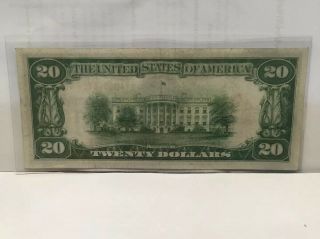 Series 1928 $20 Dollar Gold Certificate Note Gold Seal AU 2