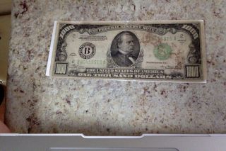 1934 $1000 Dollar Bill