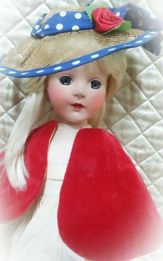 American Character 1950s 18 Inch Sweet Sue Walker Doll