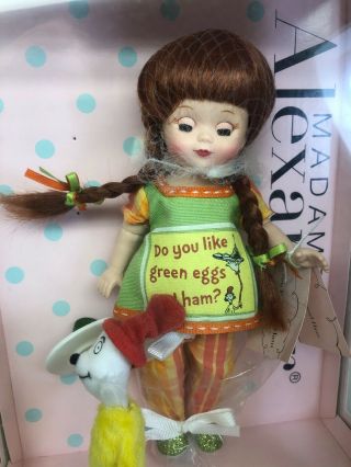 8 " Madame Alexander Doll “green Eggs & Ham” Dr.  Seuss Redhead W/ Box