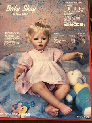 20” Baby Shay Right Arm Mold Mold By Donna Rubert 626