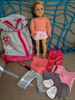 American Girl Isabelle Doll Bundle With Tote,  Extra Clothes And Accessories