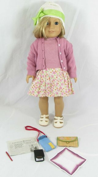 American Girl Kit Kittredge Doll W/ Meet Outfit & Accessories