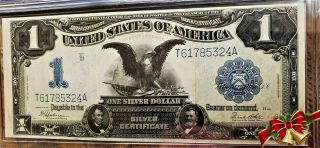 Fr 236 1899 Black Eagle One Dollar $1 Silver Certificate Note Large Bill
